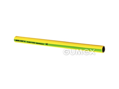 ASTRA YELLOW PROFI, 12/16,5mm, 12bar, PVC, -5°C/+60°C, schwarze Seele/gelber Mantel, 